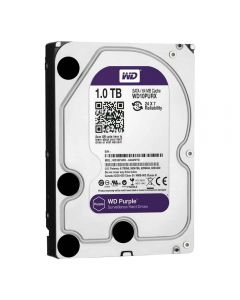 1TB WD Purple, SATA III, 5400rpm, 64MB, 3.5" CCTV/AV 24x7 HDD