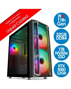 Intel Core i9 11900KF 32GB 1TB RTX 3060 F15M Predator v2.2 Gaming PC