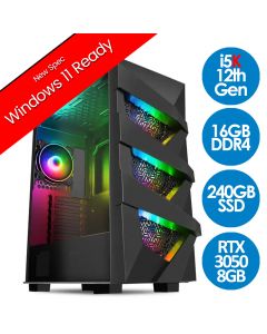 Intel Core i5 12600KF, RTX 3050, DEER v1.5, Gaming PC