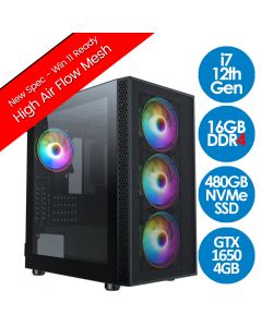 Intel Core i7 12700F, GTX1650, STALLION v1.8 Gaming PC