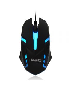 Jedel M66 Optical Mouse, 3 Button, LED, Scroll Wheel, 1000dpi, USB