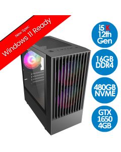 Intel Core i5 12600KF, GTX 1650, Slammer v1.6, Gaming PC