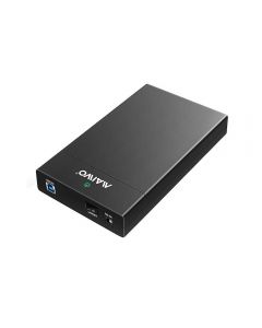 Maiwo USB 3.0 3.5" External Hard Drive Enclosure, Black w/Power Supply