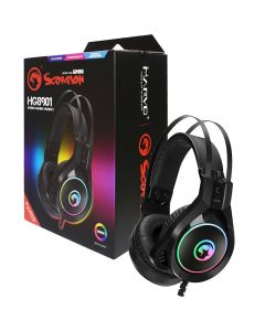 Marvo Scorpion LED Gaming Headset, 3.5mm Jacks, USB for RGB