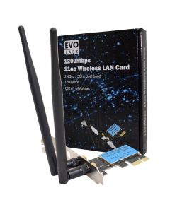 Evo Labs PCI-Express Full Height AC1200 Dual Band WiFi Card