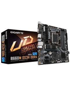 Gigabyte B660M DS3H DDR4, Socket 1700, Micro ATX, Motherboard