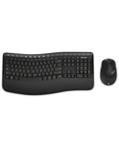 MS Wireless Comfort Desktop 5050 Keyboard & Mouse Set, Black