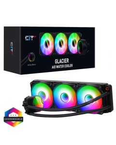 CiT 360mm AIO, Pro Glacier Watercooler, Black, ARGB Infinity