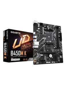 Gigabyte B450M-K, mATX, 2xDDR4, HDMI Only, Motherboard