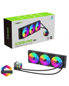 GameMax Iceburg 360mm AIO ARGB Water Cooler - GMX-ICB-360ARGB