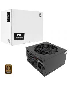 CiT 500W ATV ECO 12cm Fan APFC 80 Plus Bronze PSU - 500W ATV E , 5055492409805