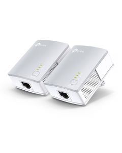 TP-LINK AV600 10/100 Powerline Adapter Kit (2 pack), 1 Ethernet Port - TL-PA4010KIT v3.0