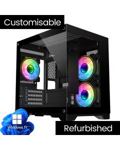 AMD Ryzen 5 5500 16GB RTX3050 W11H Overseer Refurb Gaming PC